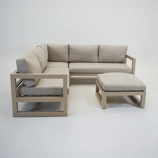 Vita Grosso hoekbank 4-delig beige, vita, tuinmeubels