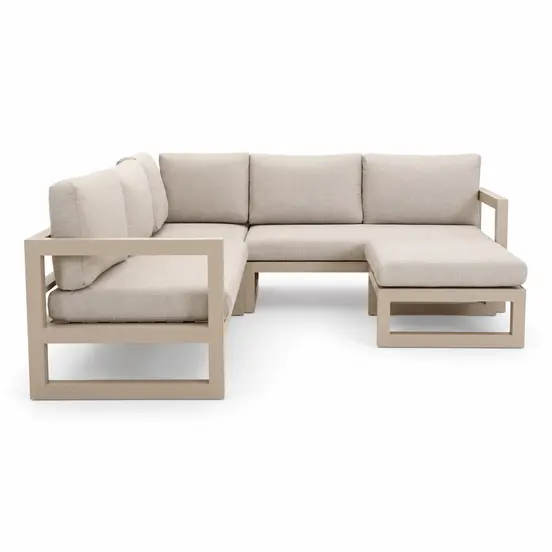 Vita Grosso loungeset hoekbank Beige 4-delig - afbeelding 1