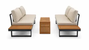 Olympia loungeset taupe, Sens-line, Tuinmeubels.nl