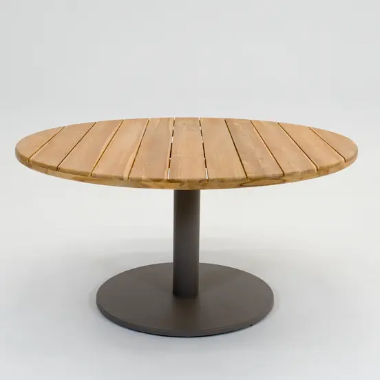 Vita Mango lage eettafel 140 cm teak - afbeelding 1