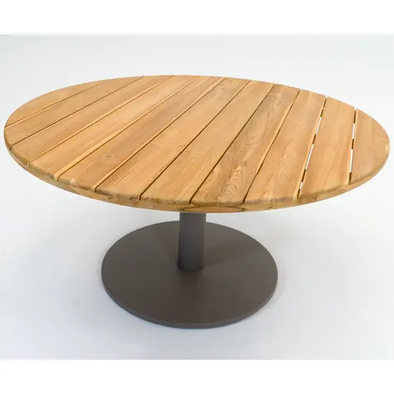 Vita Mango lage eettafel 140 cm teak - afbeelding 2