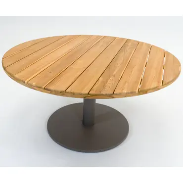 Vita Mango lage eettafel 140 cm teak - afbeelding 2