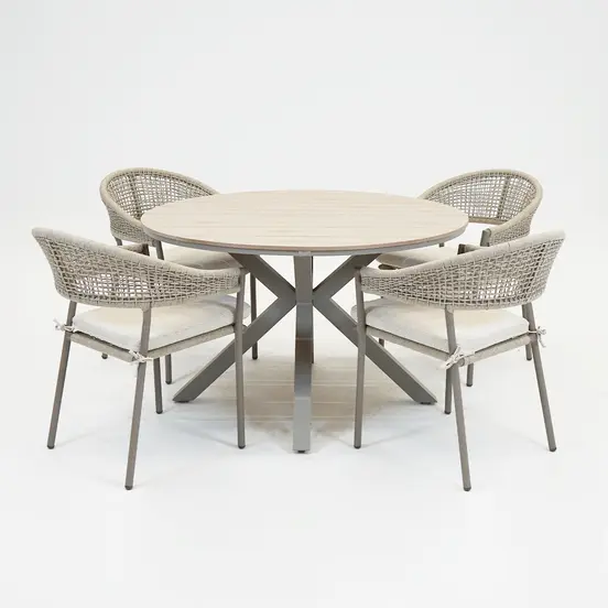 Marina stapelstoel beige sfeer, Vita tuinmeubelen, Tuinmeubels.nl
