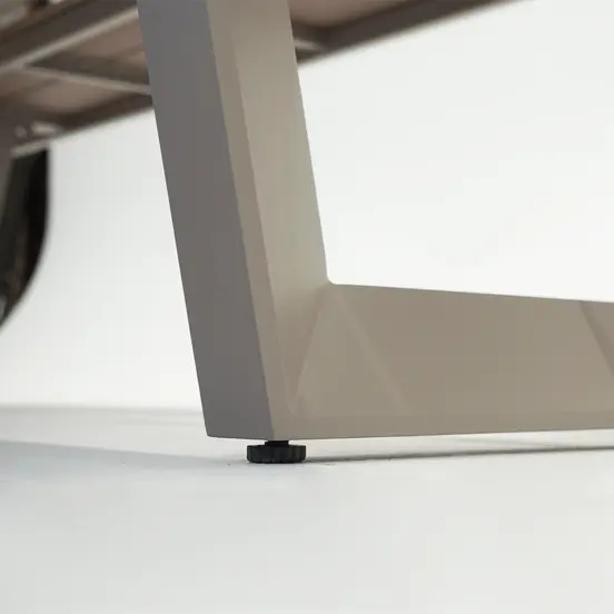 Vita Massa rechthoekige picknicktafel taupe XL bank, Vita tuinmeubelen, tuinmeubels.nl