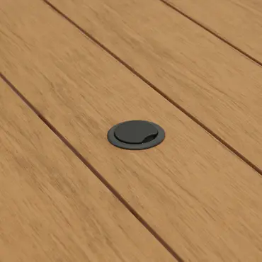 Vita Massa rechthoekige picknicktafel XL parasolgat, Vita tuinmeubelen, tuinmeubels.nl