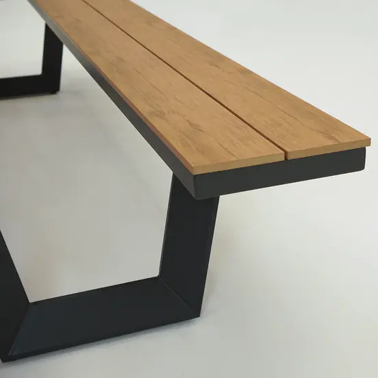 Vita Massa rechthoekige picknicktafel XL bank, Vita tuinmeubelen, tuinmeubels.nl