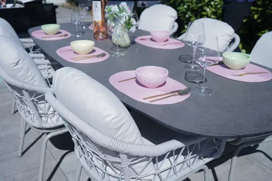 Vita Palma diningstoel zijkant, Vita, Tuinmeubels.nl