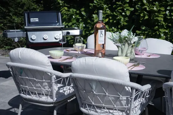 Vita Palma diningstoel schuin, Vita, Tuinmeubels.nl