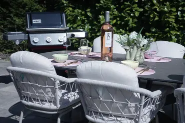 Vita Palma diningstoel schuin, Vita, Tuinmeubels.nl