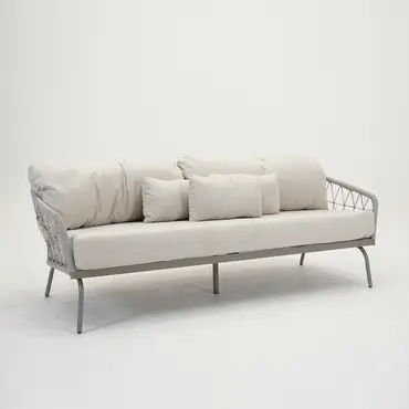 Vita Palma loungeset 3-delig, Vita bank schuin, Tuinmeubels.nl
