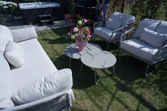 Vita Palma loungeset 3-delig schaduw, Vita, Tuinmeubels.nl