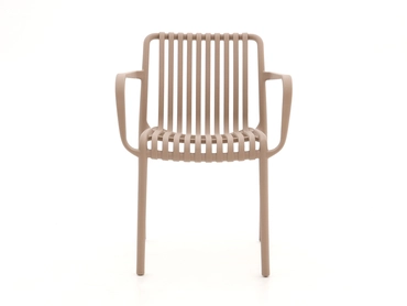 Vita Porto Stapelstoel Taupe - Voorkant, Vita, Tuinmeubels
