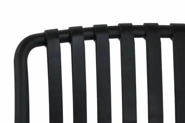Vita Porto stapelstoel zwart incl. zitkussen detail 1, Vita, Tuinmeubels
