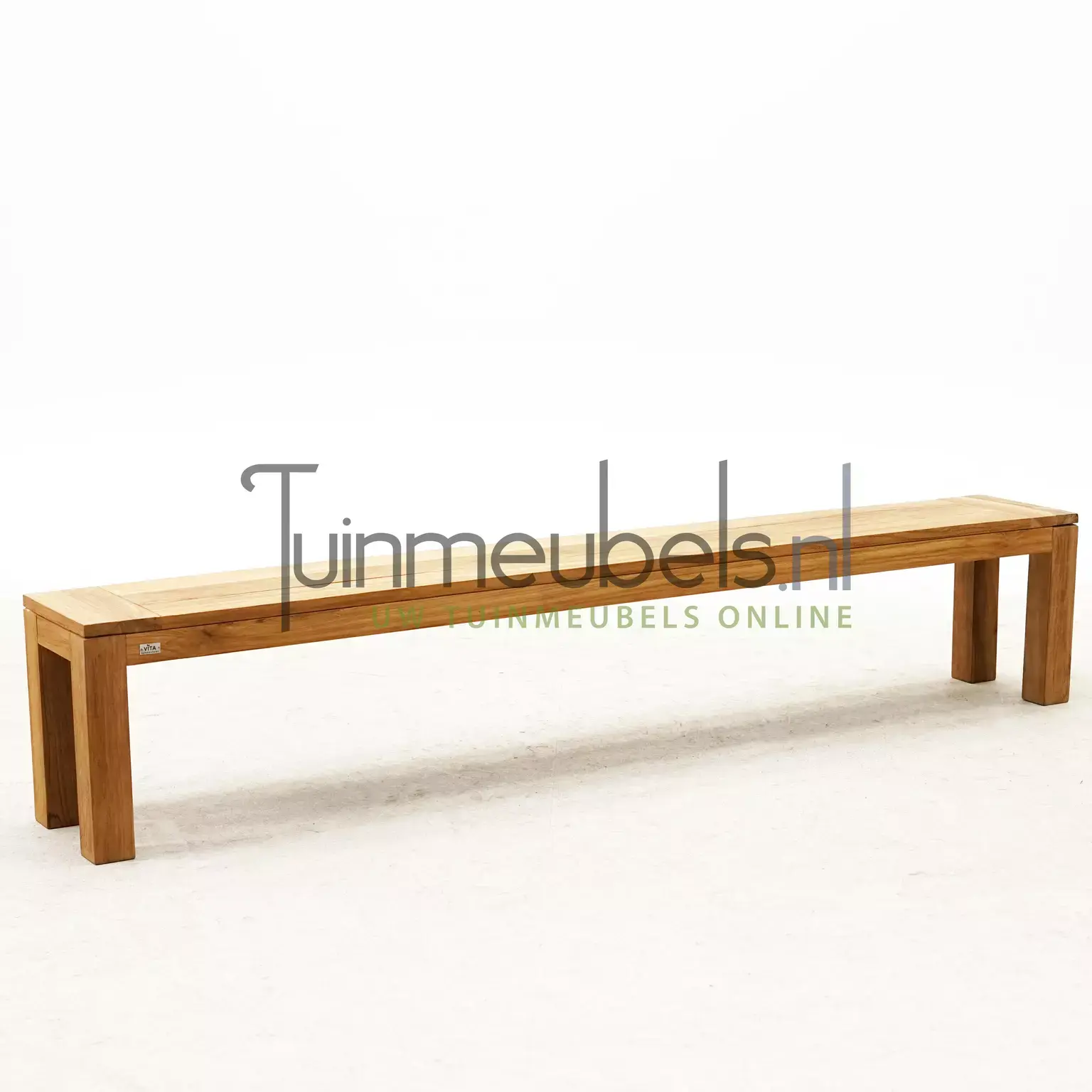 Gematigd erger maken Streven Vita Tuinbank Colombo teak 240 cm - Tuinmeubels.nl