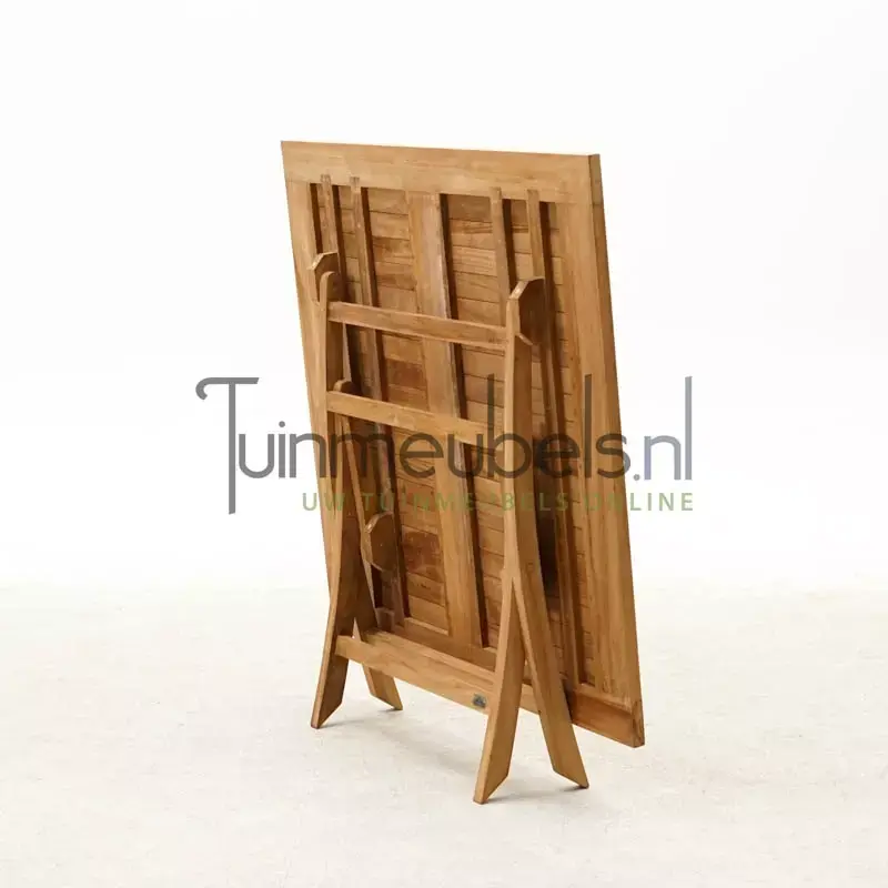 Poëzie Integreren Waardig Tuintafel Milton teak vierkant -110x110x76 cm - Tuinmeubels.nl