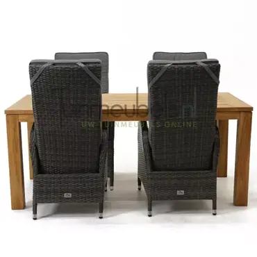 Vita Veloso tuinset met Colombo tafel, tuinmeubels.nl, foto 2