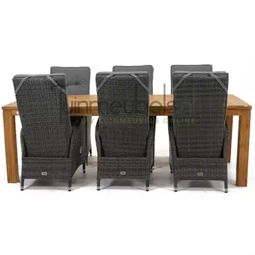 Vita Veloso tuinset met Colombo tafel 240, tuinmeubels.nl, foto 2