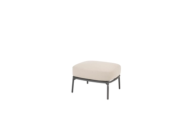 Voetenbank Albareto Antraciet 4SO Kussens Hocker Footstool Buiten Tuin 4 Seasons Outdoor