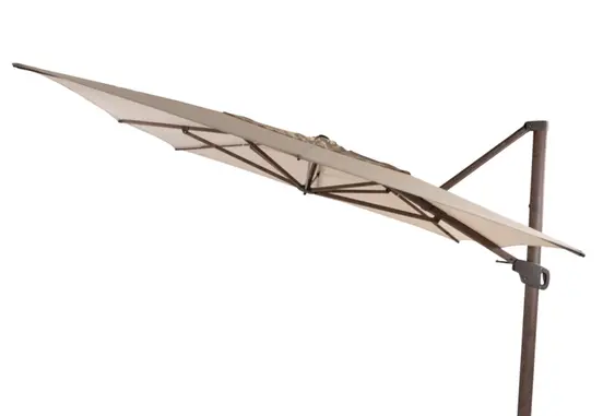 Zweefparasol Hacienda 400 300 Wenge Frame Beach in hoogte verstelbaar, 4 Seasons Outdoor, tuinmeubels.nl