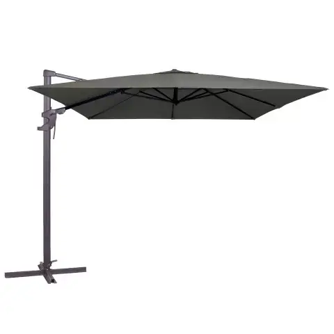Zweefparasol Monaco flex II antraciet,grijs, Madison, tuinmeubels