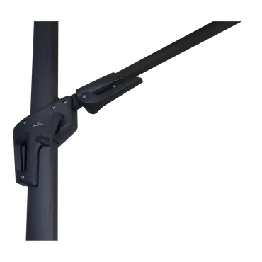 Zweefparasol VirgoFlex ecru 3x3mtr detail, Lesli Living, tuinmeubels.nl