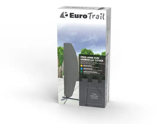 Zweefparasolhoes cantonic 250x70cm grs verpakking, Eurotrail hoezen, tuinmeubels.nl